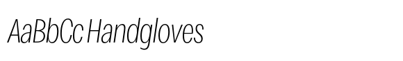 Loyaute Ultra Light Condensed Italic image