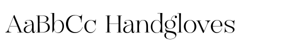 Budinger Modern Display Light font sample