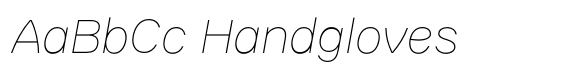 Kana Sans Thin Italic image