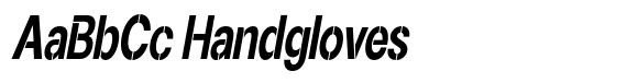 Gorvain Stencil Bold Condensed Slanted image