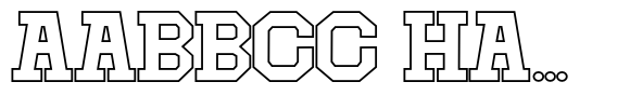 Morista Expanded  Outline Regular image
