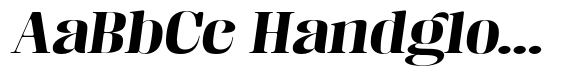 Fenoura Soft ExtraBold Expanded Italic image
