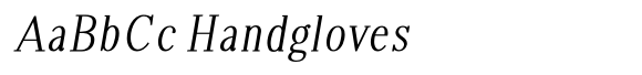 Brastine Contrast Extra Light Condensed Italic image