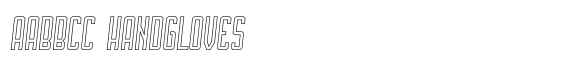 Strider Outline Italic image