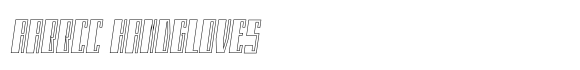 Monateb Semi Bold Outline Italic image