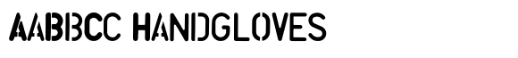 Stencil Font