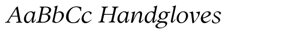 Inferi VF Italic font sample
