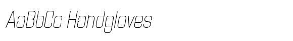 Rounvia Thin Condensed Italic image