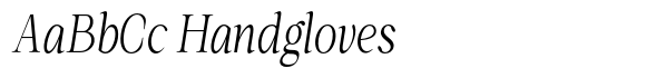 Kanellis Extra Light Extra Condensed Italic image