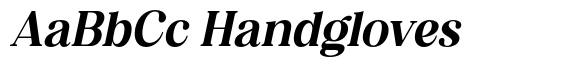 Bevenida Bold Italic font sample