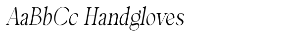 Cadera Thin Ultra Condensed Slanted image