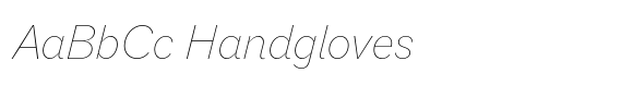 Macklin Sans Thin Italic image