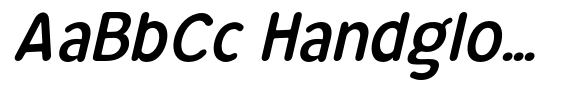 Bereh Rounded Semi Bold Italic image