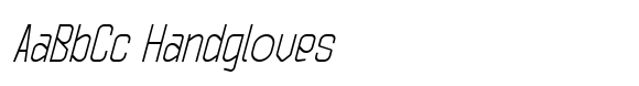 Haugen Sans Extra Light Italic image