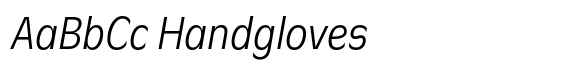 CA Slalom Condensed Light Italic image