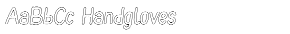 Funmania Land Rough Outline Italic image