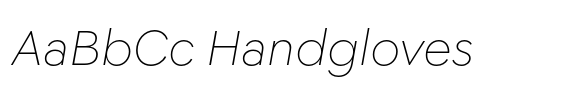 Moucha X Thin Italic image