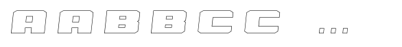 Gigaman Outline Italic image