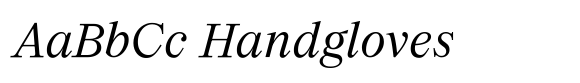 Lardent Variable Italic font sample