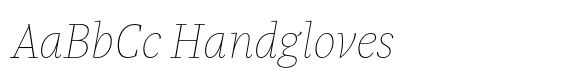 Praho Pro Hairline Italic image