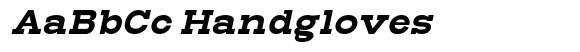 Aristone Slab Bold Extra Expanded Italic image
