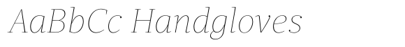 Quercus Serif Hairline Italic image