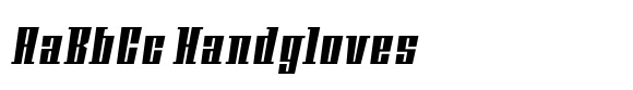 Phalanx A Gauge Oblique font sample