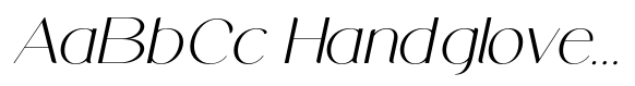 Midland Luxury Extra Light Expanded Italic image