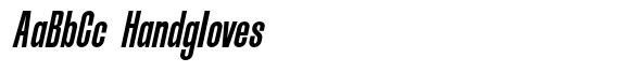Aurethique Light Extra Condensed Oblique image