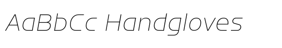 Watsadu Extra Light Italic image