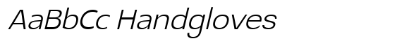 Glorytalk Sans Light Italic image
