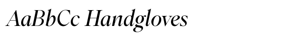 Silvana VF Italic font sample