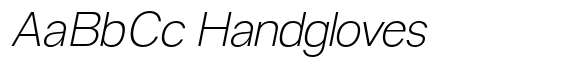 Racleys Extra Light Italic image