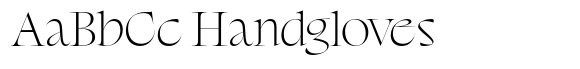 Glazier Thin font sample