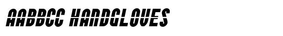 Divided Highway JNL Oblique font sample