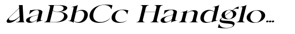Leostut Extra Expanded Italic image