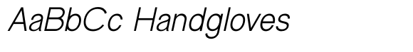 Glevia Italic image