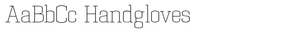 Dura Slab Hairline font sample