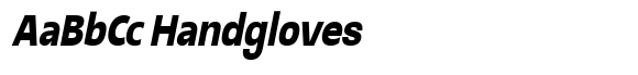 Glorytalk Sans ExtraBold SemiCondensed Italic image