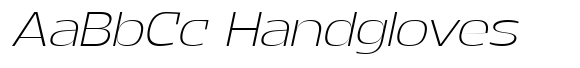 Calogen Extra Light Expanded Italic image