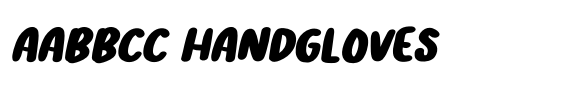 Bubbly Bear Italic image