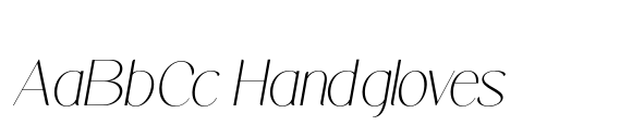 Midland Luxury Thin Italic font sample