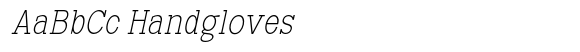 Aristone Slab Thin Semi Condensed Italic image