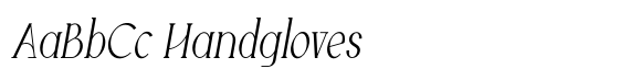 BellMore Italic font sample