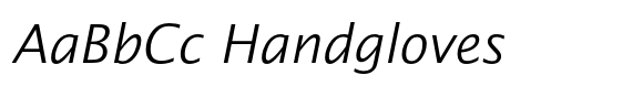 Lucida Grande Light Italic image