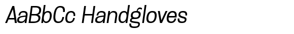 Glancyr Neue Extra Light Condensed Oblique image