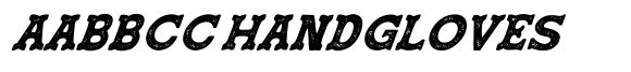 Wild Ranch Stamp Oblq font sample