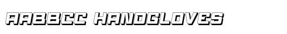 Football Stage Italic Extrude font sample