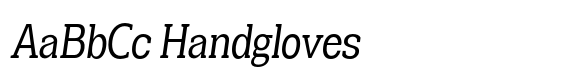 Mondly Medium Condensed Slanted image