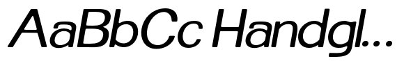 Homiled Soft ExtraLight SemiExpanded Italic image